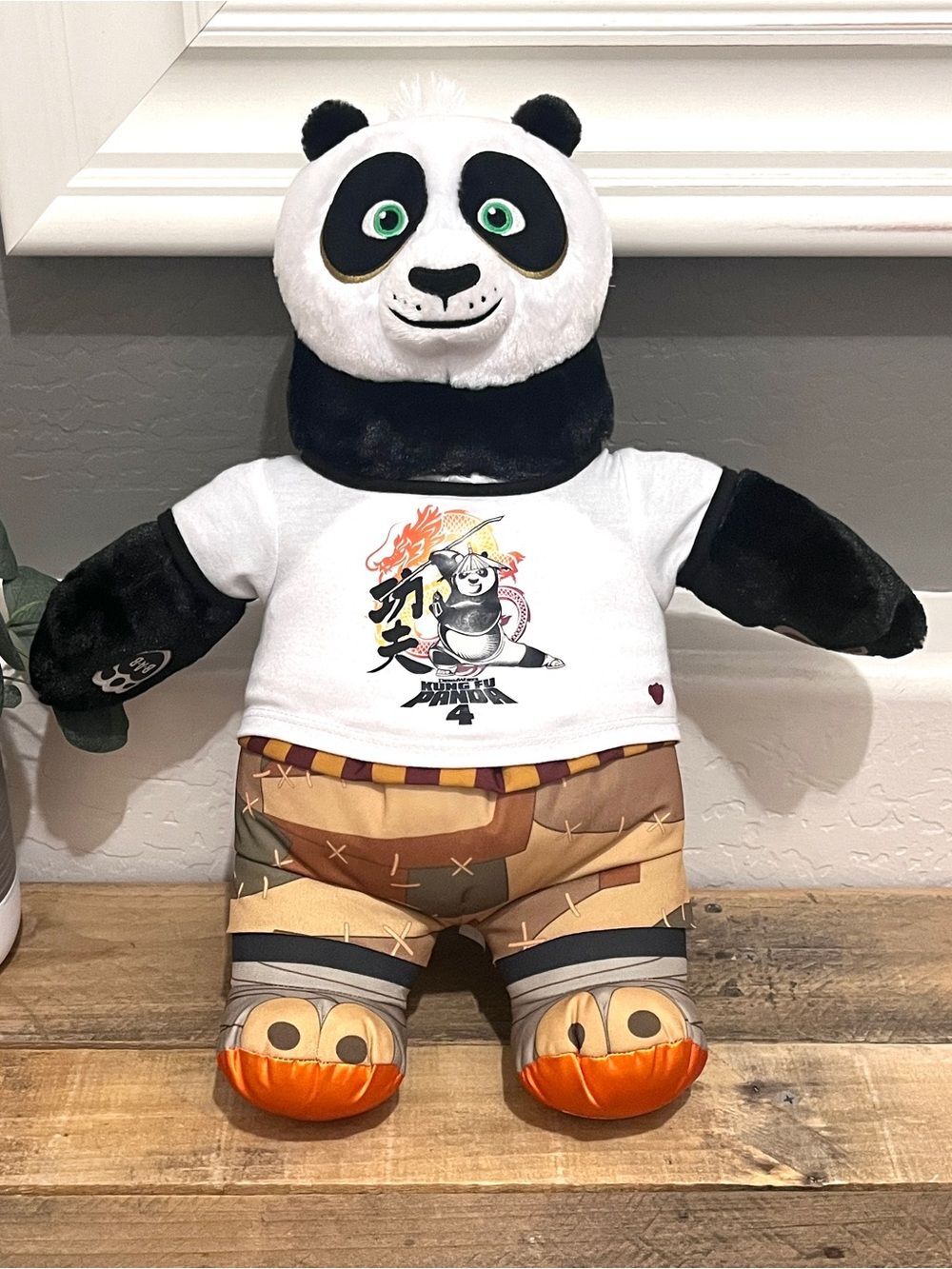 Build-A-Bear Kung Fu Panda 4 Po Talking Plush with Outfit Set